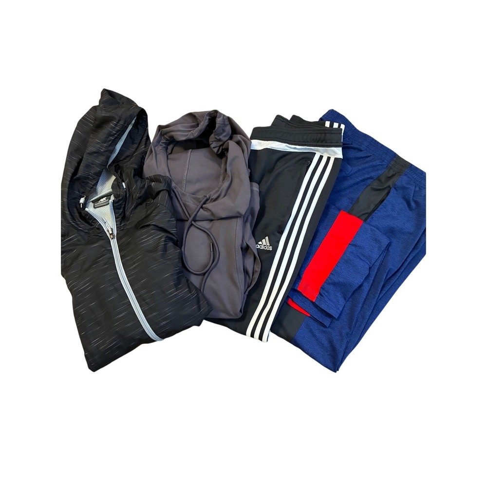 Vintage Adidas New Balance Activewear Bundle Womens Medium Jacket Pants 4pc Set